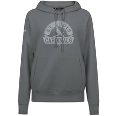 St. Louis Cardinals Levelwear Women's Adorn Banner Arch Hoodie - Stone