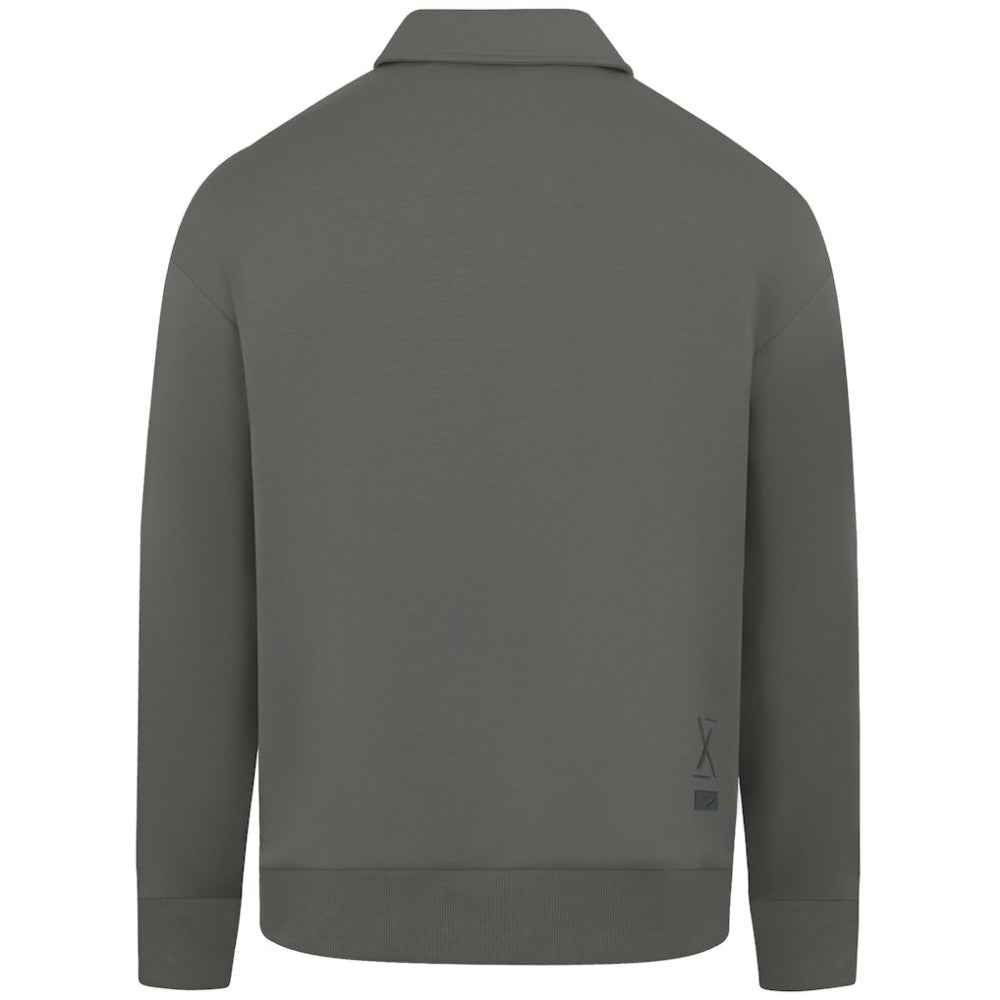 Boston Red Sox Levelwear Women's Canmore Chenille Logo Quarter-Zip Top - Stone