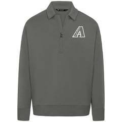 Arizona Diamondbacks Levelwear Women's Canmore Chenille Logo Quarter-Zip Top - Stone