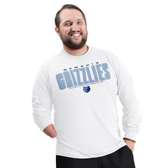 Memphis Grizzlies G-III Sports by Carl Banks Adaptive Printed Mesh Effect Long Sleeve T-Shirt - White online
