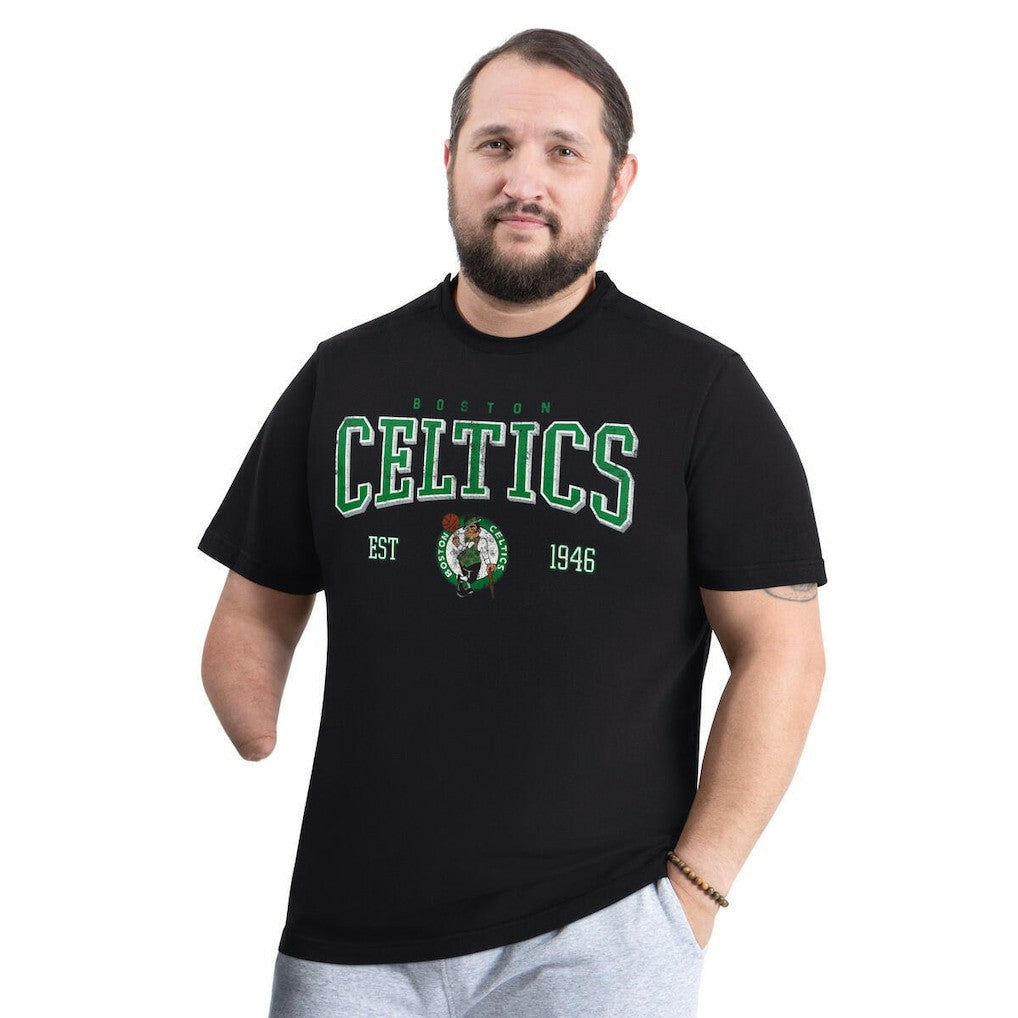 Boston Celtics G-III Sports by Carl Banks Adaptive Classic Team Spirit Short Sleeve T-Shirt - Black shop