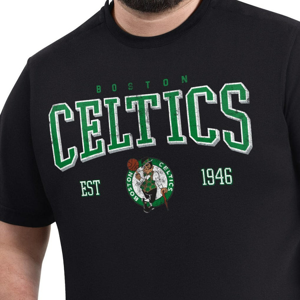 Boston Celtics G-III Sports by Carl Banks Adaptive Classic Team Spirit Short Sleeve T-Shirt - Black shop
