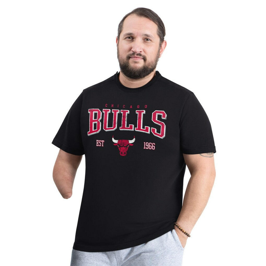 Chicago Bulls G-III Sports by Carl Banks Adaptive Classic Team Spirit Short Sleeve T-Shirt sale - Black cheap