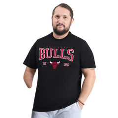 Chicago Bulls G-III Sports by Carl Banks Adaptive Classic Team Spirit Short Sleeve T-Shirt sale - Black cheap