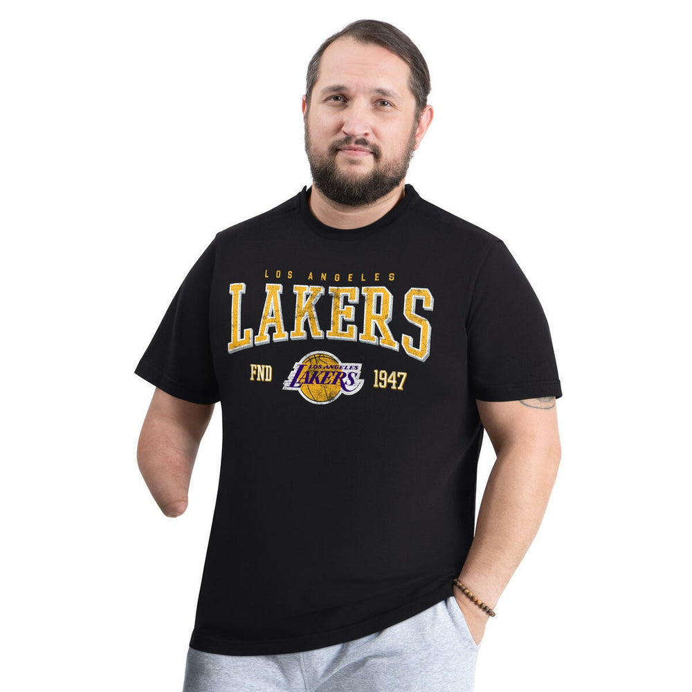 Los Angeles Lakers G-III Sports by Carl Banks Adaptive Classic Team Spirit Short Sleeve T-Shirt - Black shop