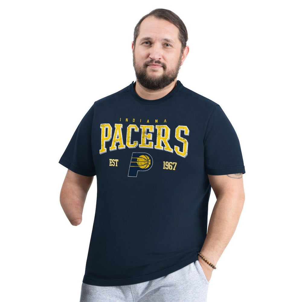Indiana Pacers G-III Sports by Carl Banks Adaptive Classic Team Spirit Short Sleeve T-Shirt - Navy discount