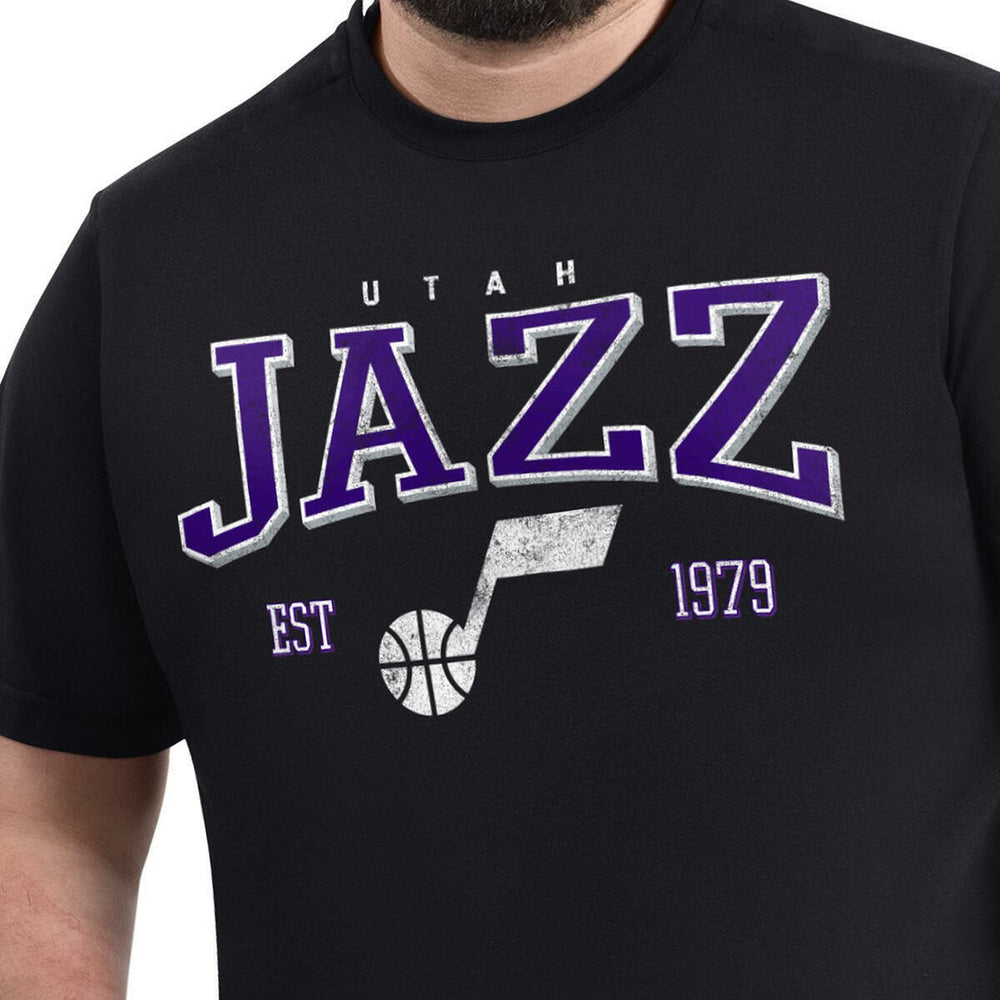Utah Jazz G-III Sports by Carl Banks Adaptive Classic Team Spirit Short Sleeve T-Shirt - Black cheap
