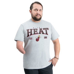 Miami Heat G-III Sports by Carl Banks Adaptive Classic Team Spirit Short Sleeve T-Shirt - Gray shop