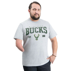 Milwaukee Bucks G-III Sports by Carl Banks Adaptive Classic Team Spirit Short Sleeve T-Shirt - Gray outlet