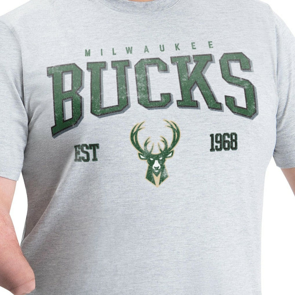 Milwaukee Bucks G-III Sports by Carl Banks Adaptive Classic Team Spirit Short Sleeve T-Shirt - Gray outlet