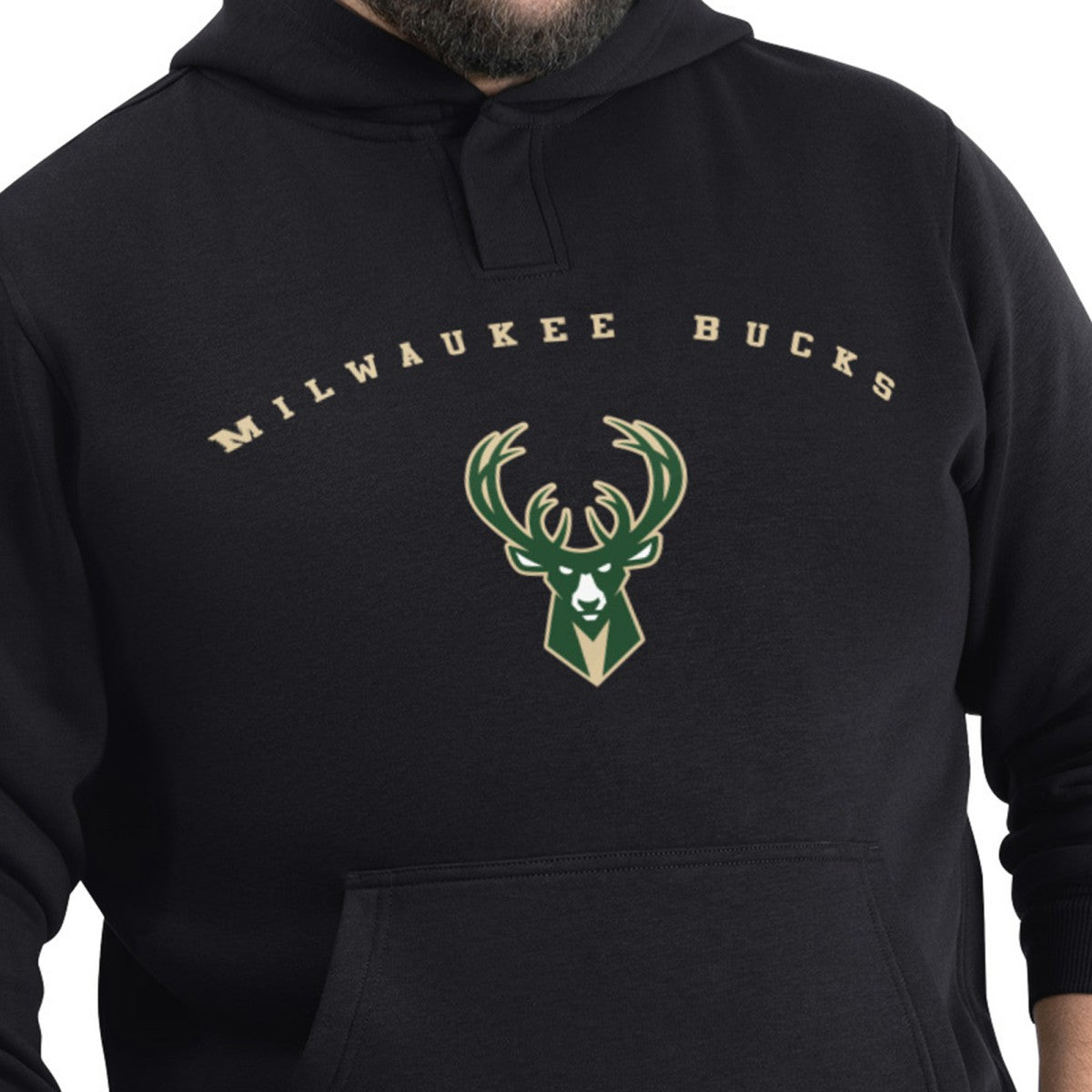 Milwaukee Bucks G-III Sports by Carl Banks Adaptive Team Arc Fleece Hoodie - Black sale