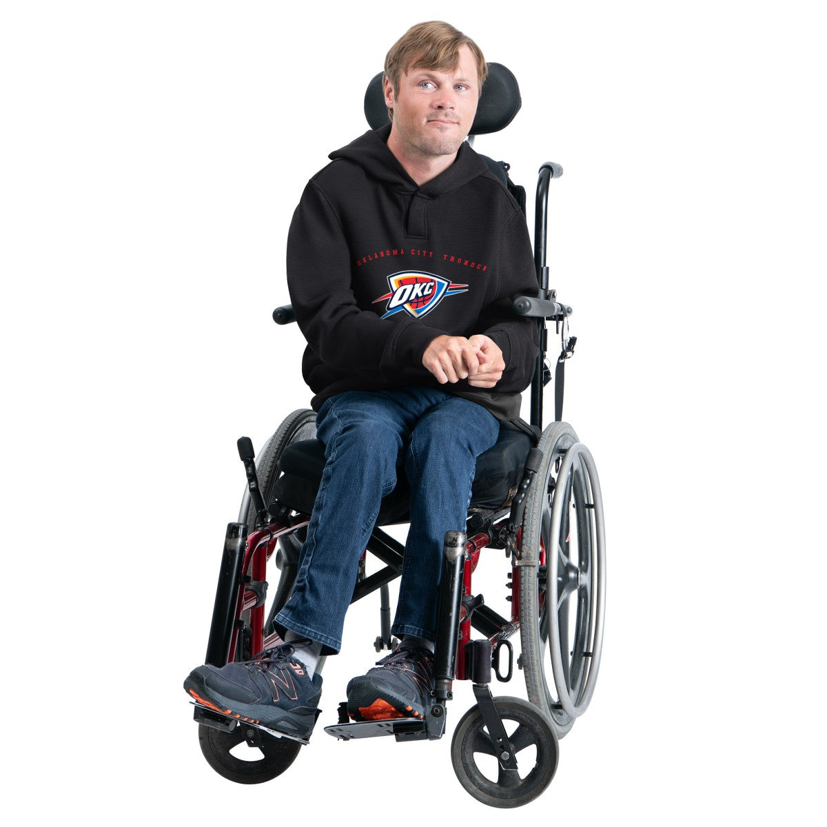 Oklahoma City Thunder G-III Sports by Carl Banks Adaptive Team Arc Fleece Hoodie - Black shop