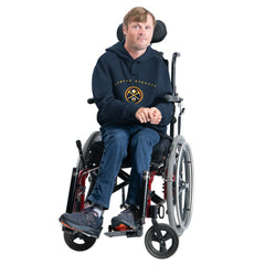 Denver Nuggets G-III Sports by Carl Banks Adaptive Team Arc Fleece Hoodie sale - Navy shop