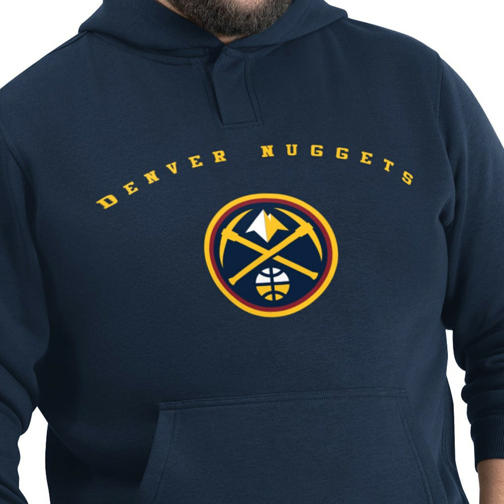 Denver Nuggets G-III Sports by Carl Banks Adaptive Team Arc Fleece Hoodie sale - Navy shop