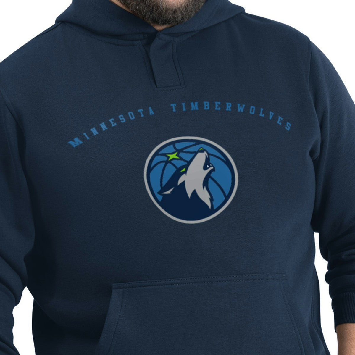 Minnesota Timberwolves G-III Sports by Carl Banks Adaptive Team Arc Fleece Hoodie - Navy online