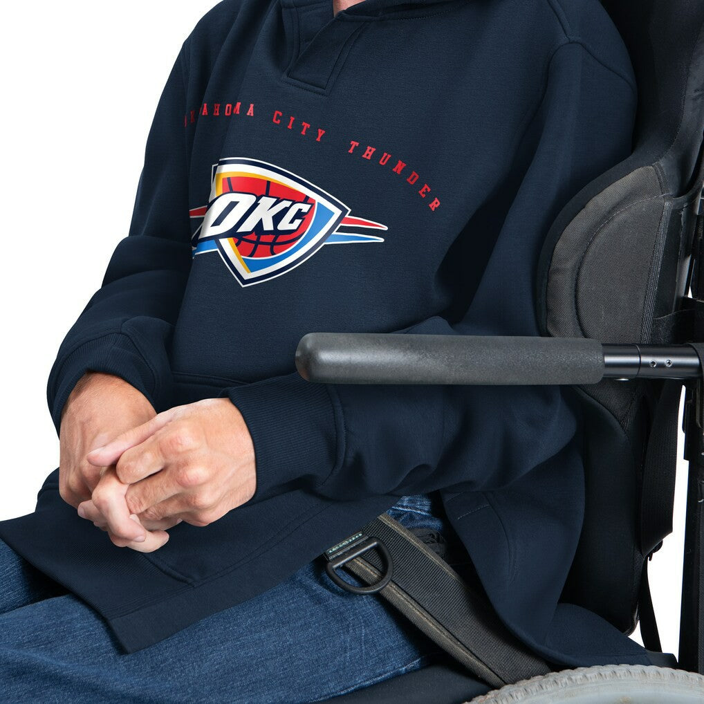 Oklahoma City Thunder G-III Sports by Carl Banks Adaptive Team Arc Fleece Hoodie - Navy cheap