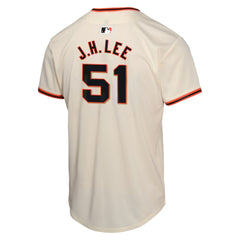 Jung Hoo Lee San Francisco Giants Youth Home Player Game Jersey - Cream | Nike