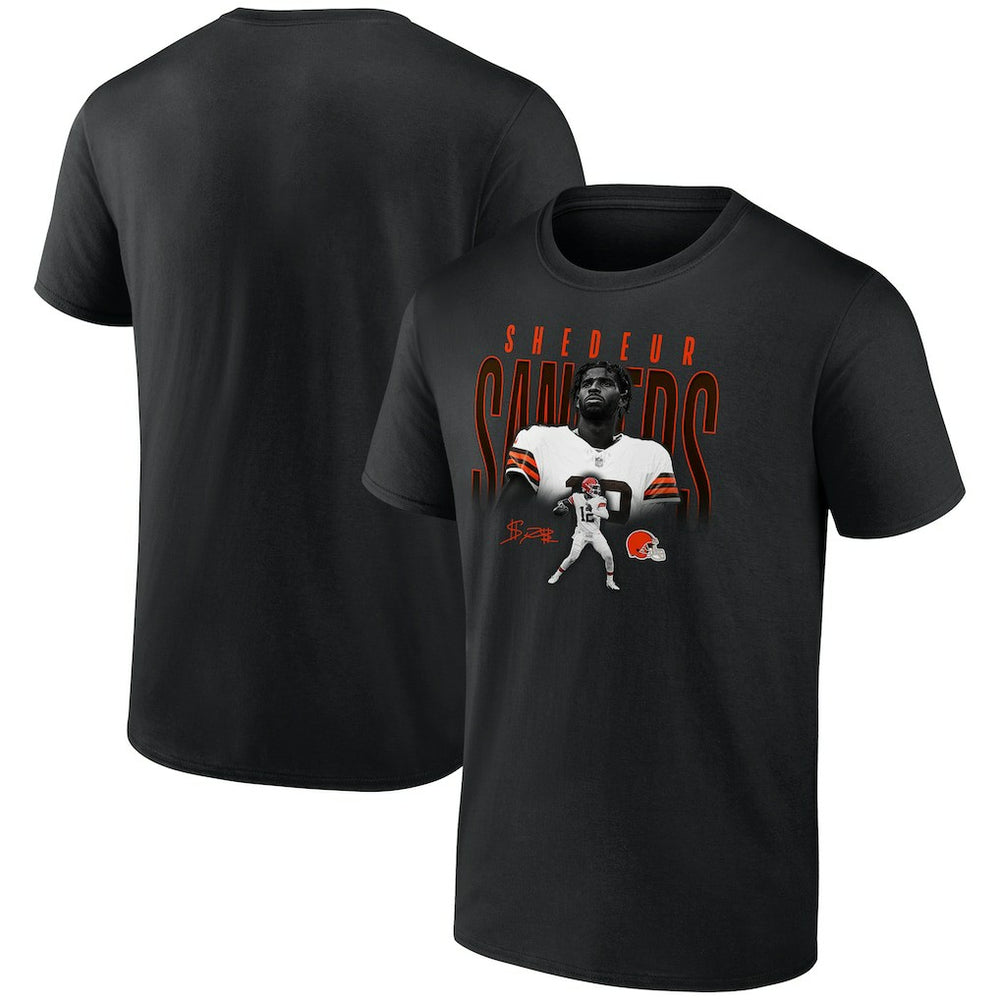 NFL Cleveland Browns Shedeur Sanders  Humble Shadow Player Graphic T-Shirt