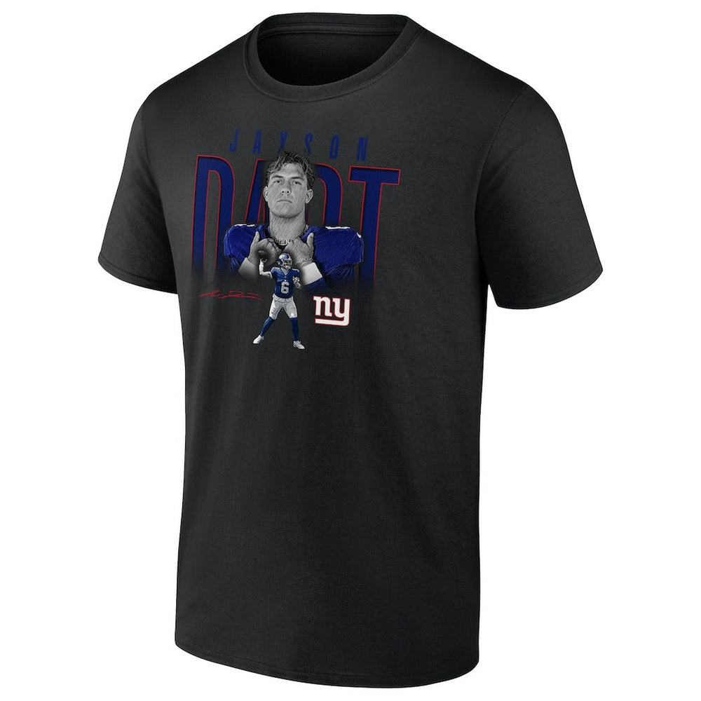 NFL New York Giants Jaxson Dart  Humble Shadow Player Graphic T-Shirt