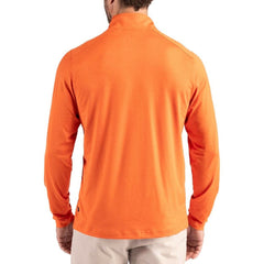 NFL Cleveland Browns Cutter & Buck Coastline Epic Comfort Recycled Quarter-Zip Pullover