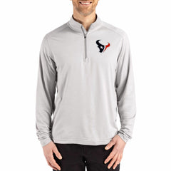 NFL Houston Texans Cutter & Buck Coastline Epic Comfort Recycled Quarter-Zip Pullover