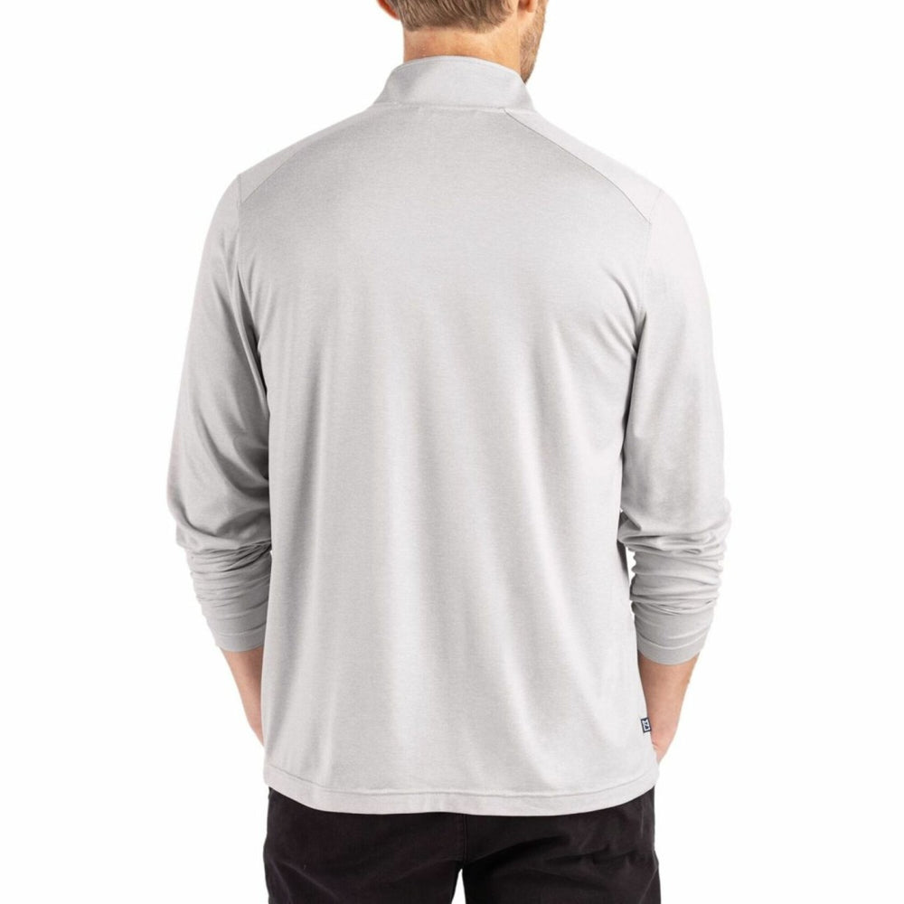 NFL Houston Texans Cutter & Buck Coastline Epic Comfort Recycled Quarter-Zip Pullover