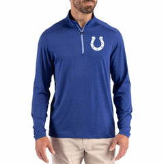 NFL Indianapolis Colts Cutter & Buck Coastline Epic Comfort Recycled Quarter-Zip Pullover