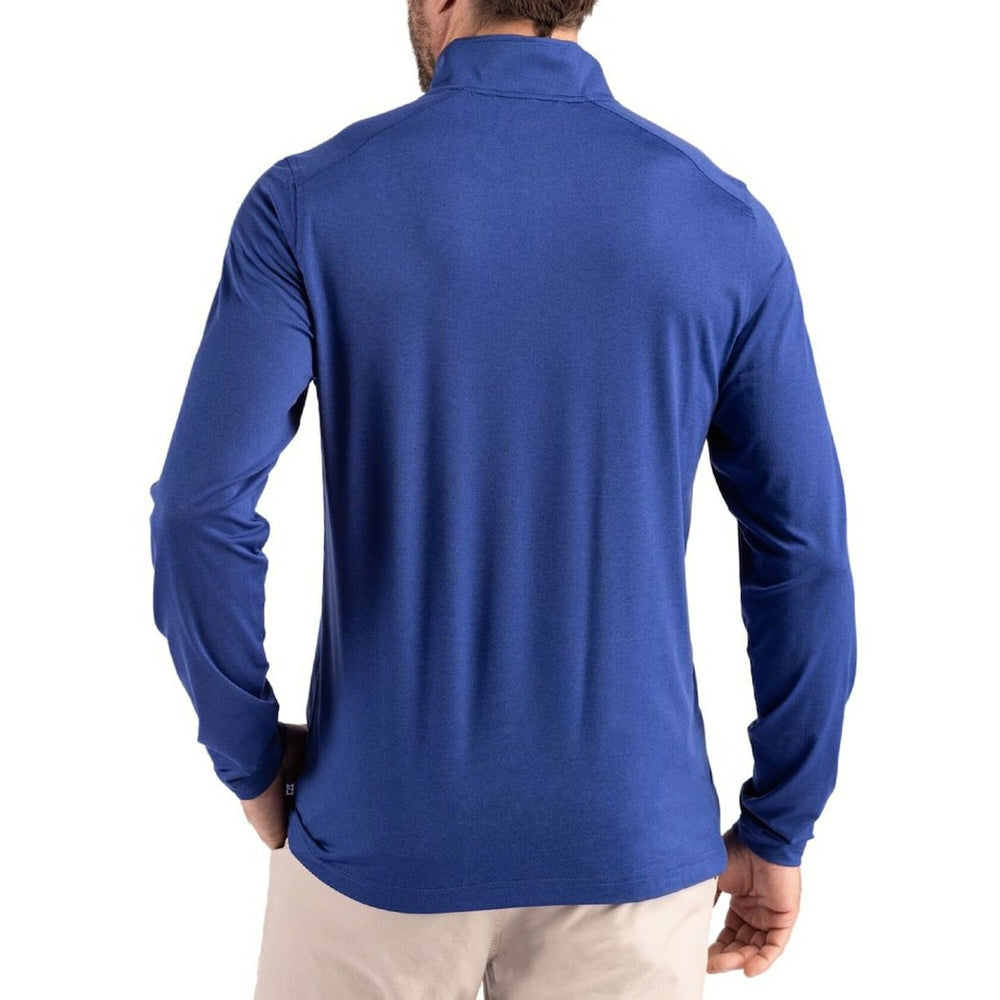 NFL Indianapolis Colts Cutter & Buck Coastline Epic Comfort Recycled Quarter-Zip Pullover