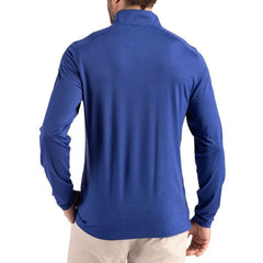 NFL Indianapolis Colts Cutter & Buck Coastline Epic Comfort Recycled Quarter-Zip Pullover