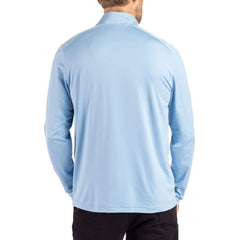 NFL Los Angeles Chargers Cutter & Buck Coastline Epic Comfort Recycled Quarter-Zip Pullover