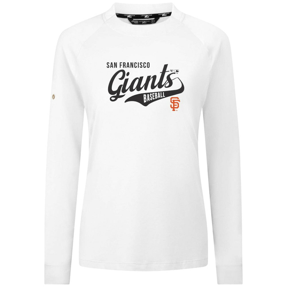 San Francisco Giants Levelwear Women's Slender Glide T-Shirt - White