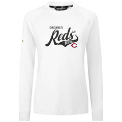 Cincinnati Reds Levelwear Women's Slender Glide T-Shirt - White
