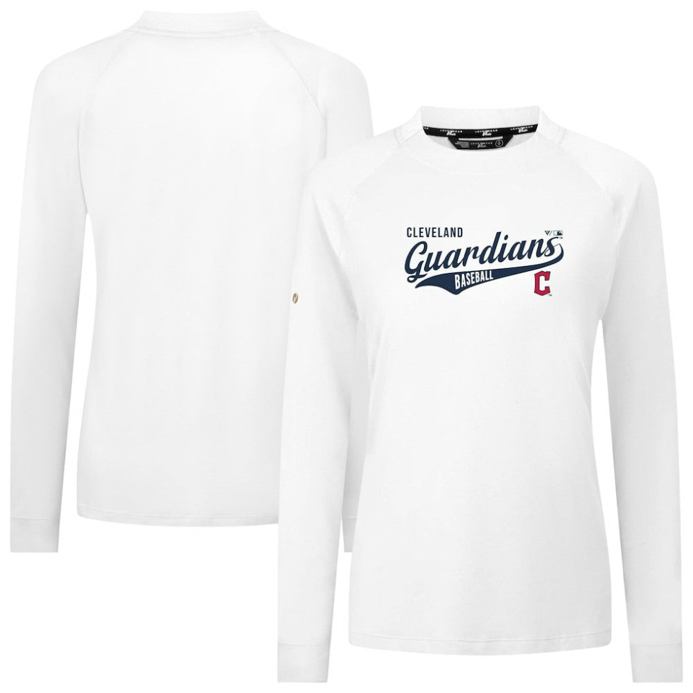 Cleveland Guardians Levelwear Women's Slender Glide T-Shirt - White