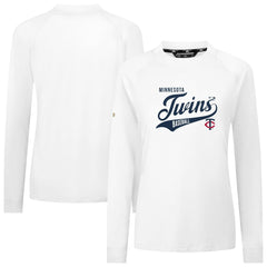 Minnesota Twins Levelwear Women's Slender Glide T-Shirt - White