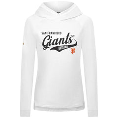 San Francisco Giants Levelwear Women's Slender Glide Raglan Hoodie - White