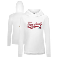 Arizona Diamondbacks Levelwear Women's Slender Glide Raglan Hoodie - White