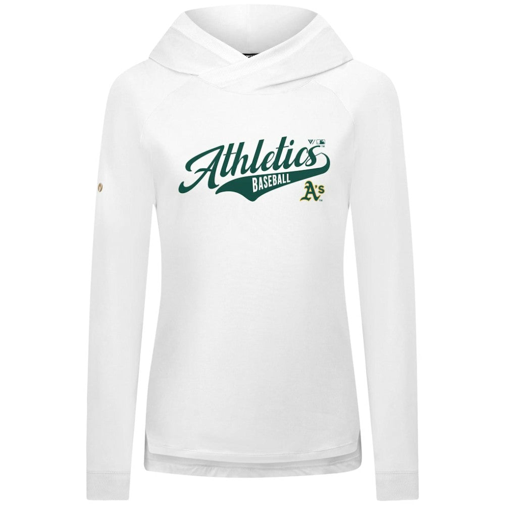 Athletics Levelwear Women's Slender Glide Raglan Hoodie - White