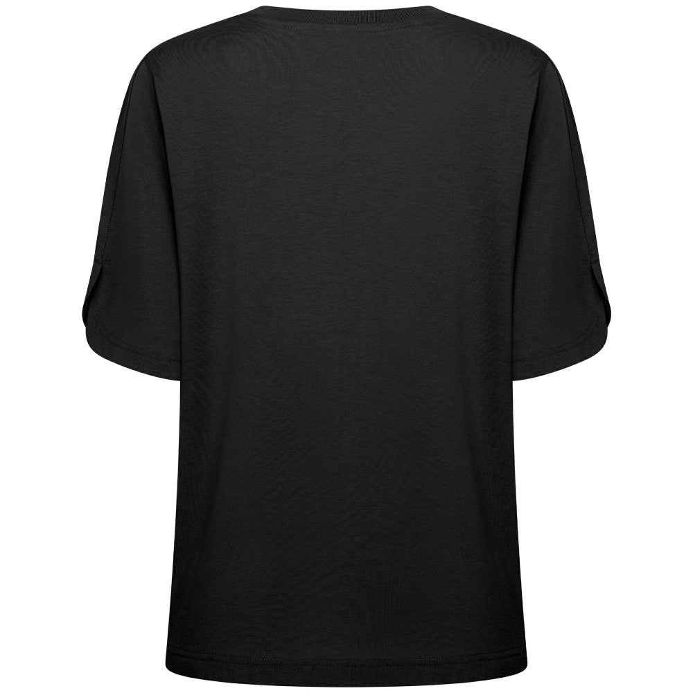 Cincinnati Reds Levelwear Women's Bloom Sizzle T-Shirt - Black