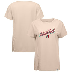 Arizona Diamondbacks Levelwear Women's Influx Sizzle T-Shirt - Khaki