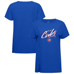 Chicago Cubs Levelwear Women's Influx Sizzle T-Shirt - Royal