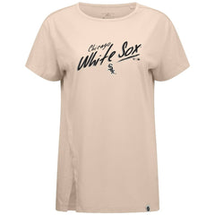 Chicago White Sox Levelwear Women's Influx Sizzle T-Shirt - Khaki