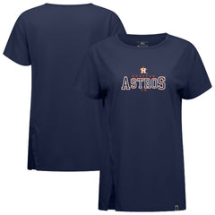 Houston Astros Levelwear Women's Influx Journey T-Shirt - Navy