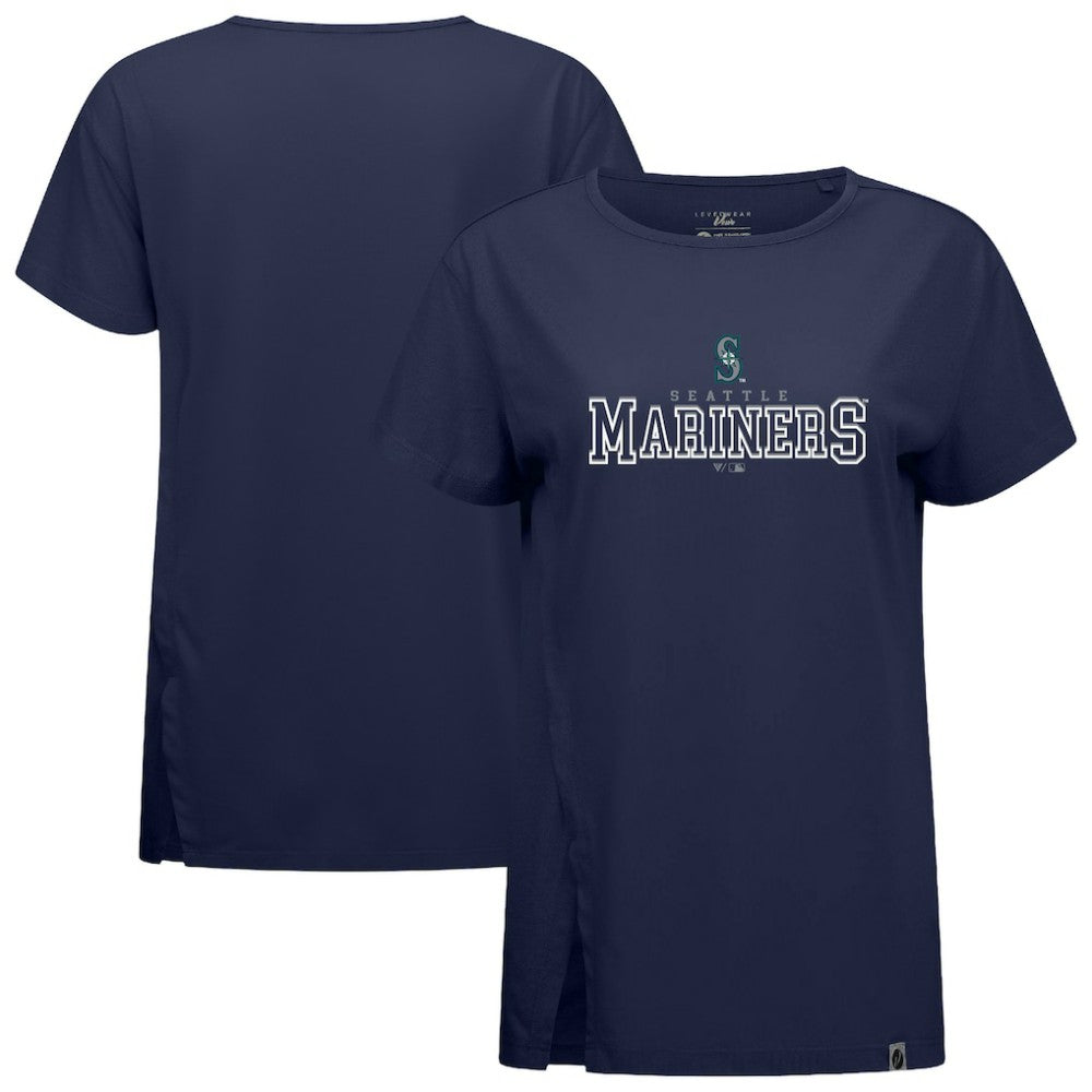 Seattle Mariners Levelwear Women's Influx Journey T-Shirt - Navy