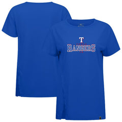 Texas Rangers Levelwear Women's Influx Journey T-Shirt - Royal