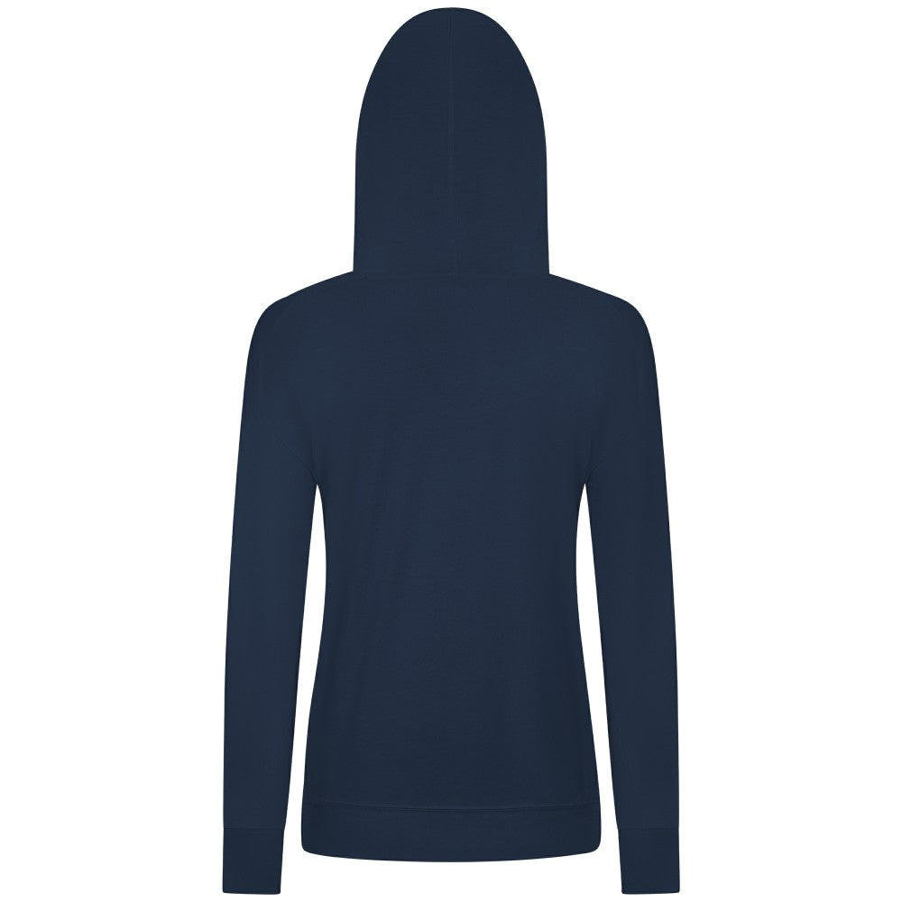 Milwaukee Brewers Levelwear Women's Relay Banner Arch Long Sleeve T-Shirt Hoodie - Navy