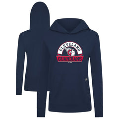 Cleveland Guardians Levelwear Women's Relay Banner Arch Long Sleeve T-Shirt Hoodie - Navy