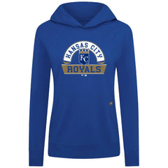 Kansas City Royals Levelwear Women's Relay Banner Arch Long Sleeve T-Shirt Hoodie - Royal