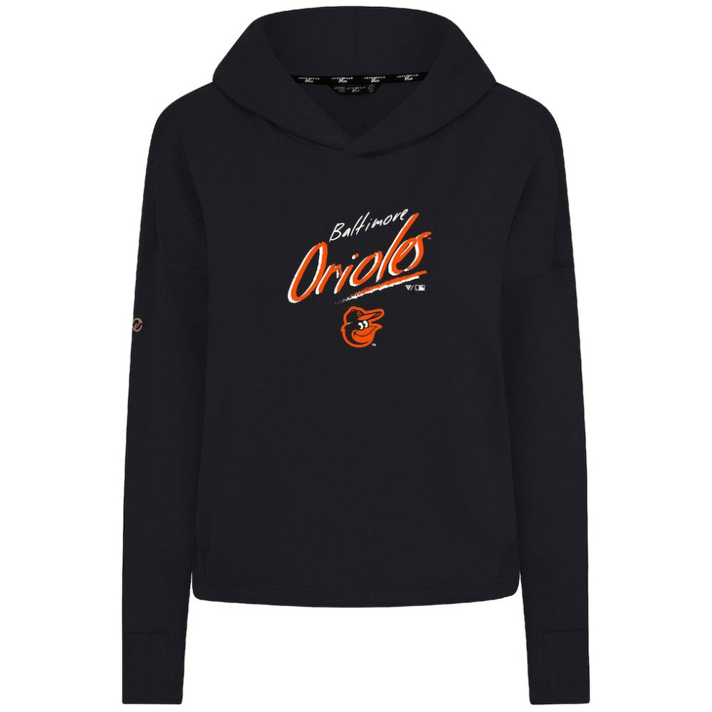 Baltimore Orioles Levelwear Women's Sweet Sizzle Tri-Blend Hoodie - Black