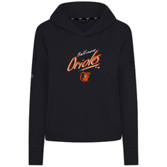 Baltimore Orioles Levelwear Women's Sweet Sizzle Tri-Blend Hoodie - Black
