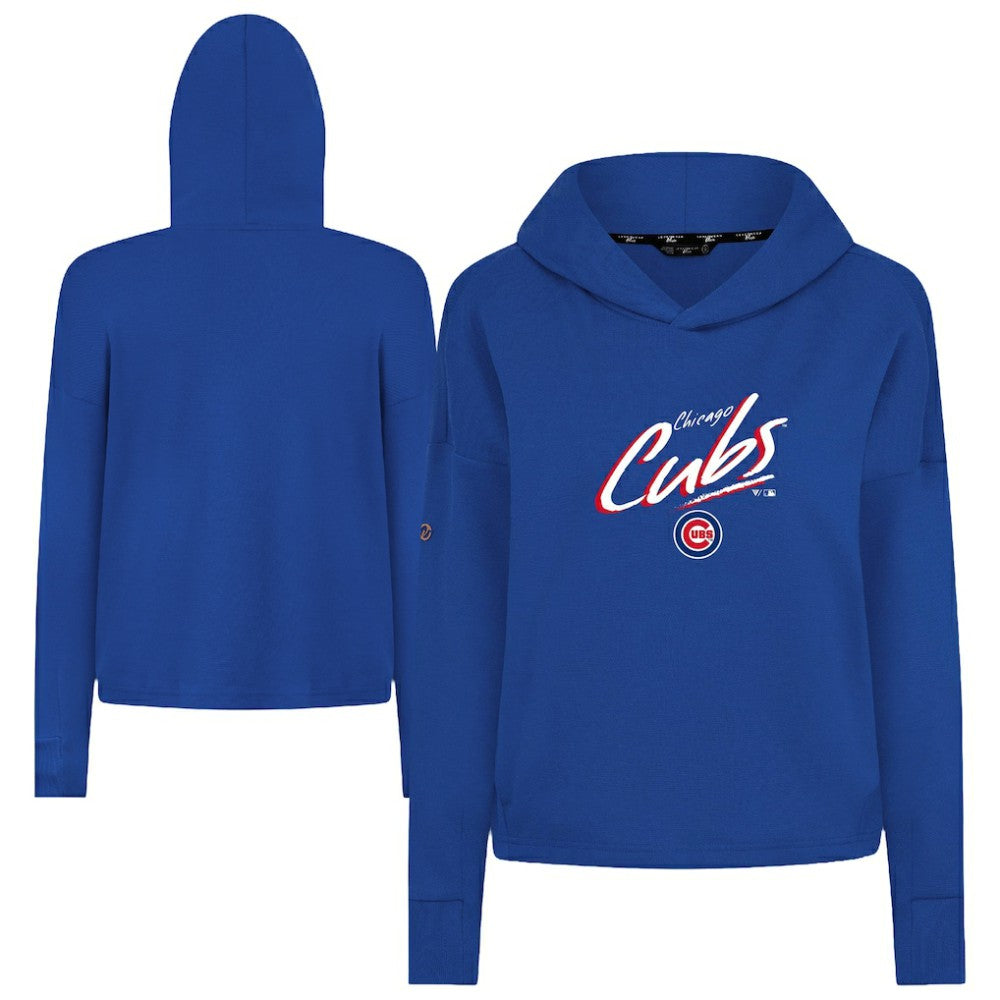 Chicago Cubs Levelwear Women's Sweet Sizzle Tri-Blend Hoodie - Royal